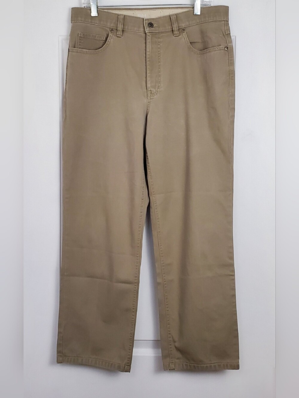 Hiltl Mens John ZE500 Beige Straight Leg 5 Pocket Denim Jeans - Size 34 - GUC